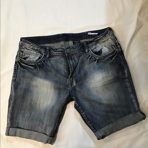 Men’s Buffalo cutoff shorts